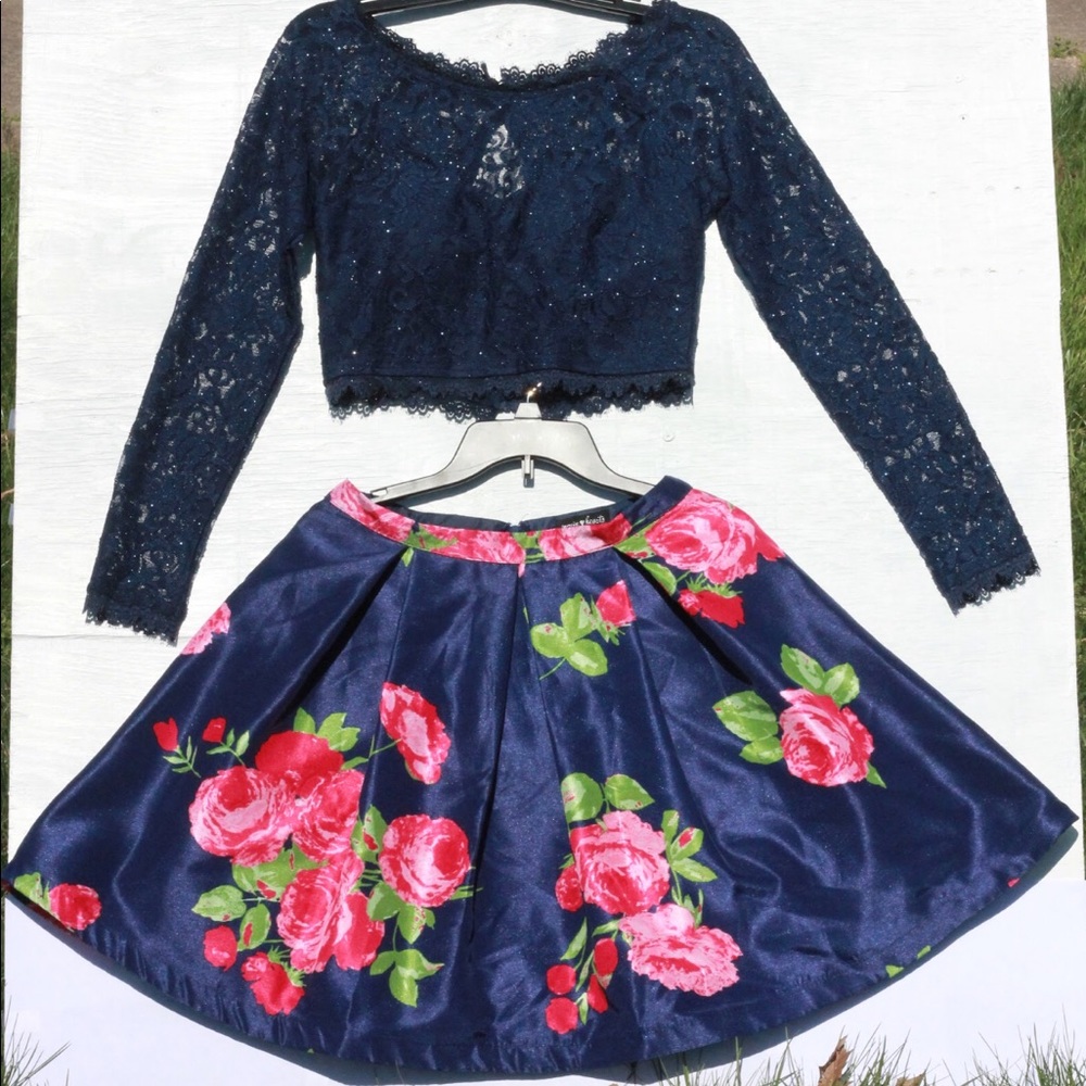 Two piece Prom Dress